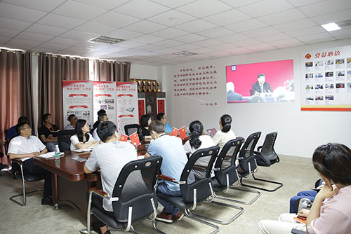 CA888公司党支部开展”学习贯彻天下’两会’精神”主题党日活动