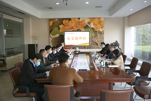 蚌埠市禹会戋戋长陈常林一行到访CA888公司