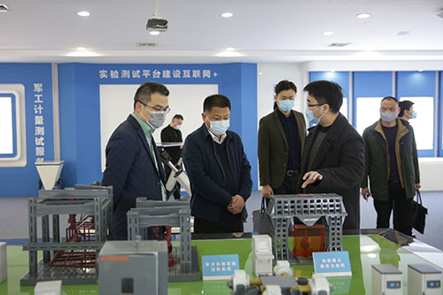 蚌埠市禹会戋戋长陈常林一行到访CA888公司