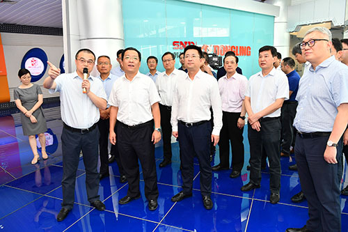 铜陵市党政代表团莅临CA888公司旅行考察